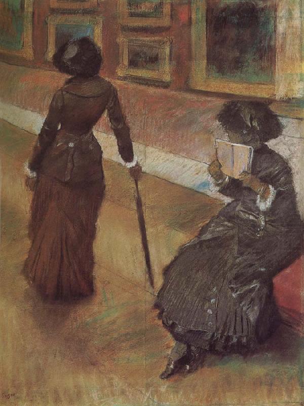 Mis Cessate in Louvre, Edgar Degas